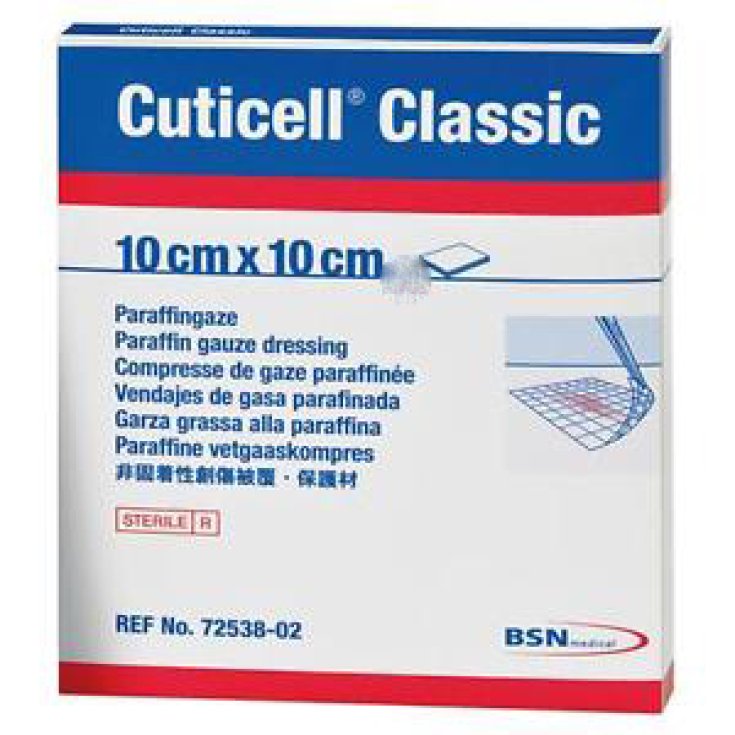 Bsn Medical Cuticell Gasa Parafinada 10 x 10 cm 5 Uds