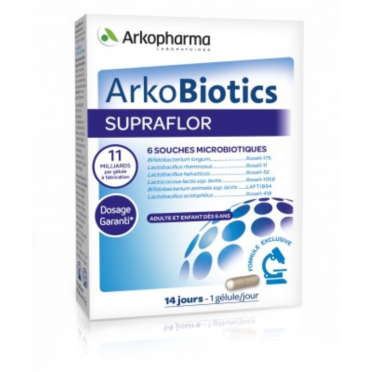 Arkopharma ArkoBiotics Supraflor Nahrungsergänzungsmittel 30 Kapseln