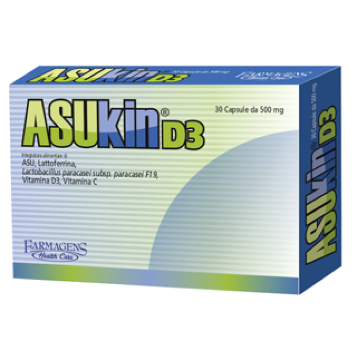 Farmagens Asukin D3 Nahrungsergänzungsmittel 30 Kapseln 450mg