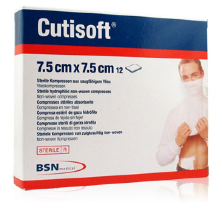 BSN Medical Cutisoft Sterile Gaze 7,5x7,5cm 12 Stück