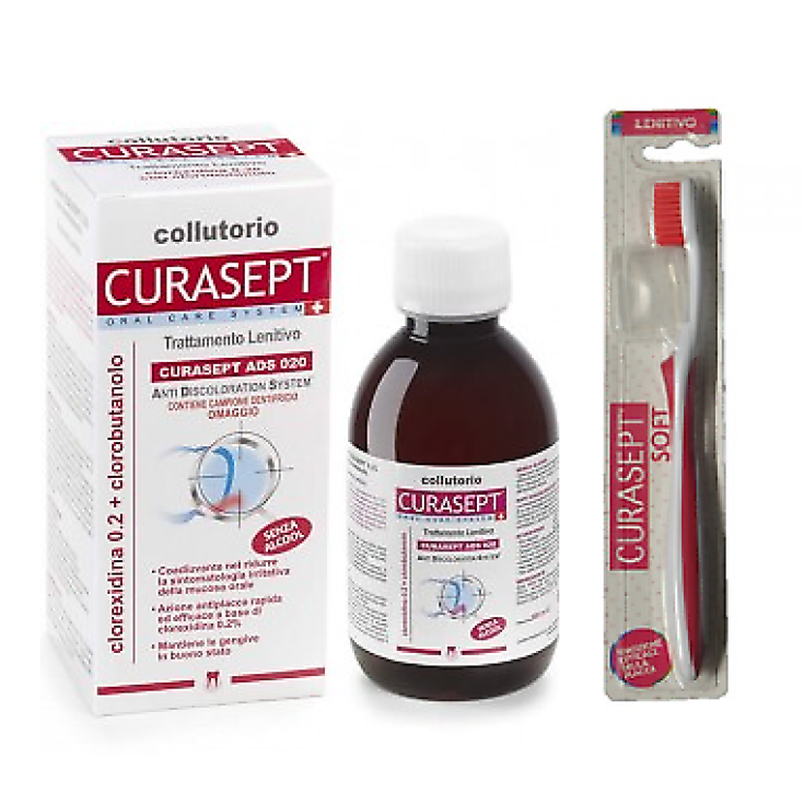 Curasept Ads 0,20 Beruhigende Behandlung + weiche Zahnbürste 200ml