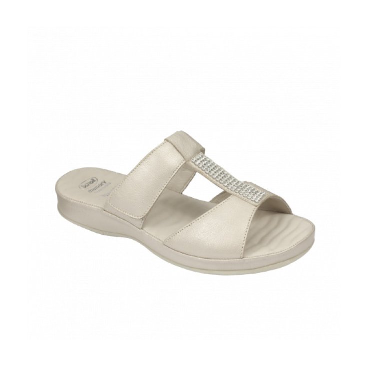 Dr Scholl Zelma Pea Leath Damen Lederhausschuh Elfenbein Farbe Größe 40