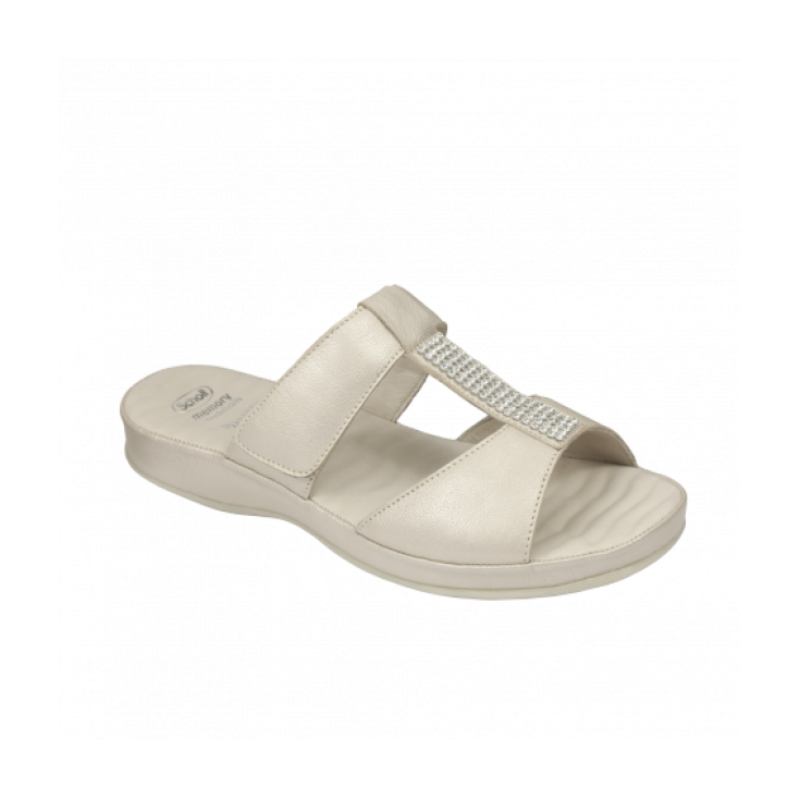 Scholl Zelma Sandale Frau Memory Cushion Innensohle Farbe Elfenbein Größe 41