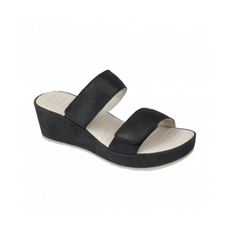 Dr Scholl Cora Suede Suede Sandale Schwarz Größe 40