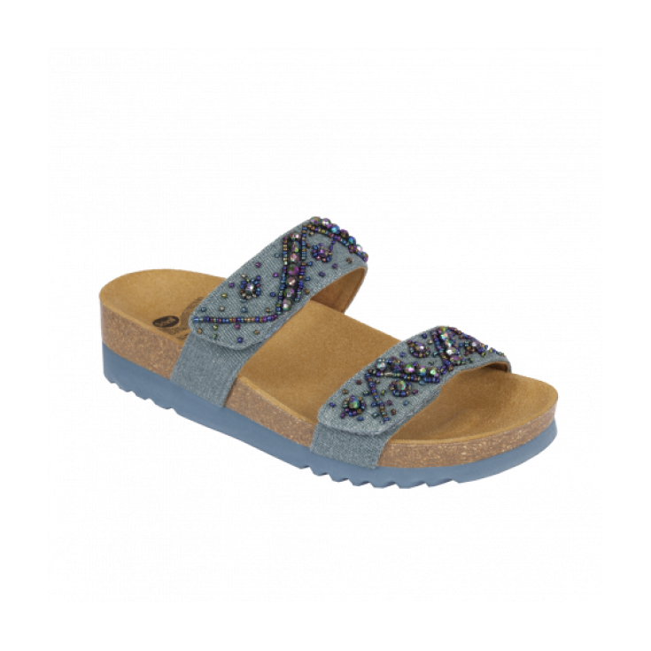 Scholl Zafirah Canvas Schuh + Beads Denim Farbnummer 37