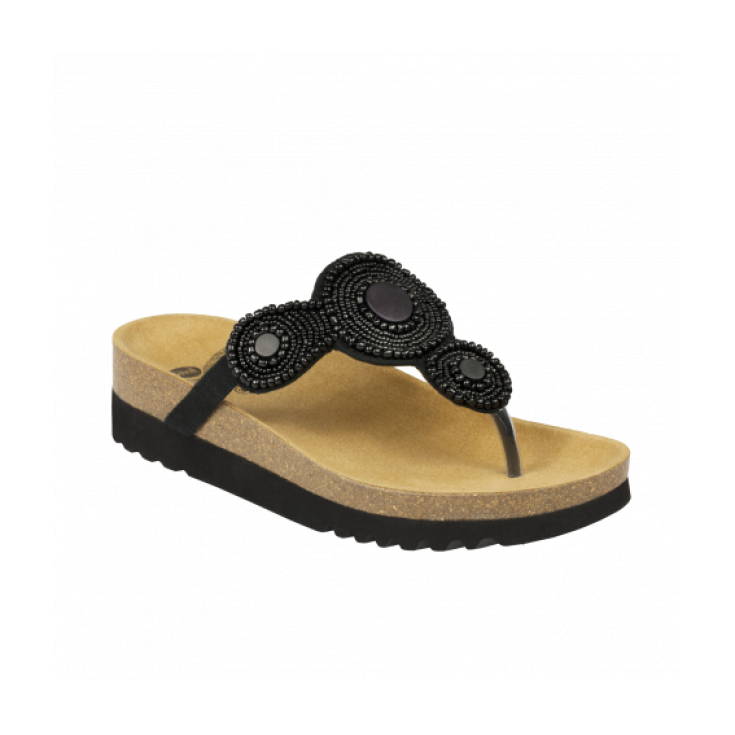 Scholl Zarina Canvas Schuh + Perlen Farbe Schwarz Nummer 38
