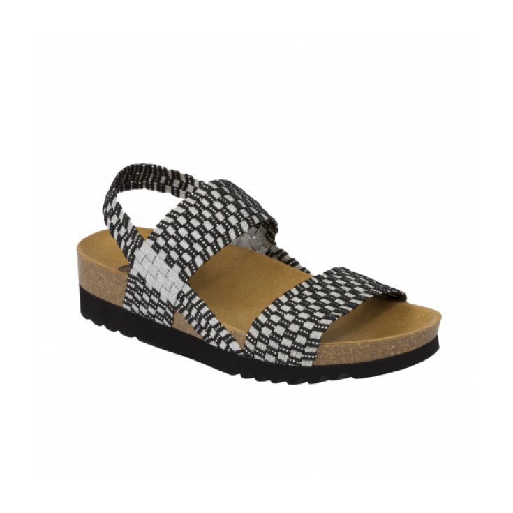 Scholl Kaory Damen Sandale Schwarz/Silber Größe 39
