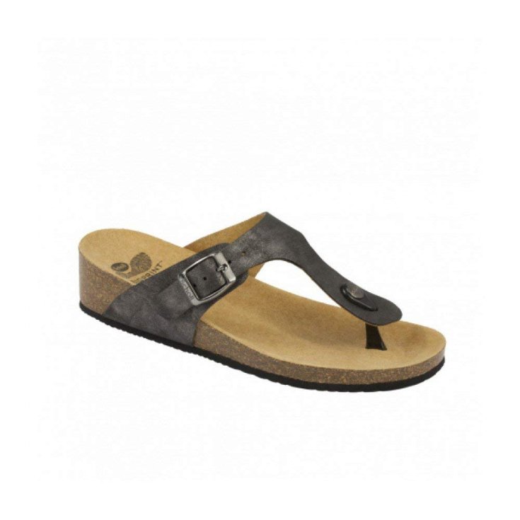 Dr.Sholl's Gandia Damen Flip Flops Synthetic Printed Pewter Farbe Größe 35