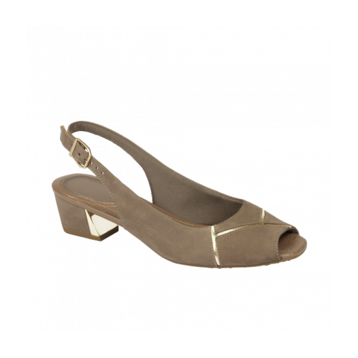 Dr Scholl's Gloria Stoff Braun 36