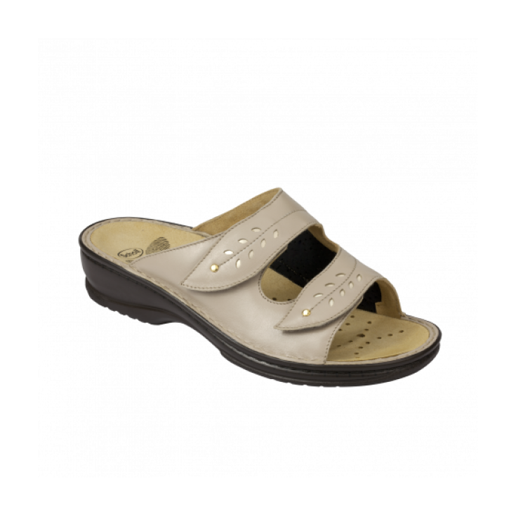 Scholl Bernadette Damenhausschuh Bioprint Fußbett Beige Farbe Größe 35