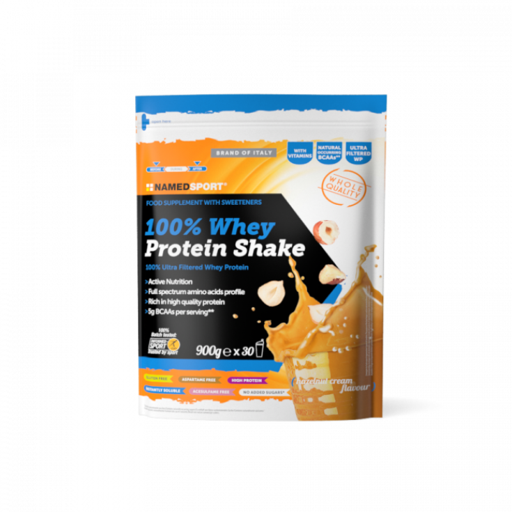 NamedSport 100% Whey Protein Shake Haselnusscreme 900g