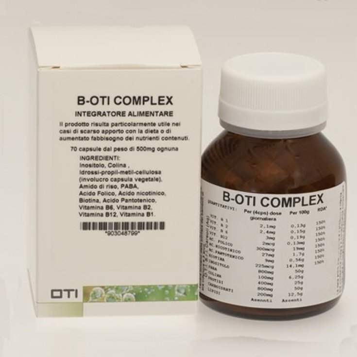 OTI B-Oti Complex Neue Formulierung Nahrungsergänzungsmittel 60 Tabletten