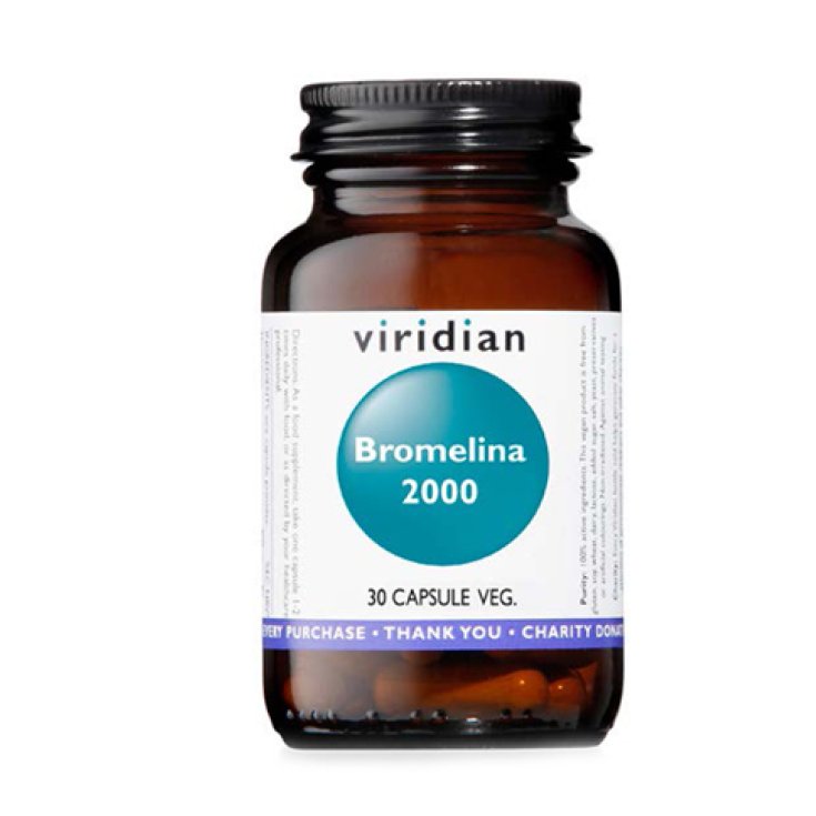 Viridian Bromelain 2000 30 Kapseln