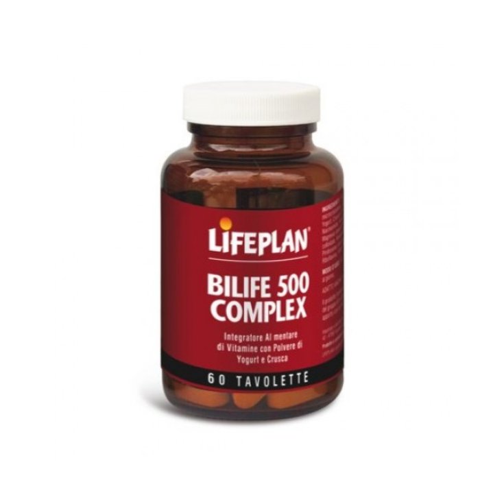 LifePlan Bilife 500 Complex Nahrungsergänzungsmittel 60 Tabletten