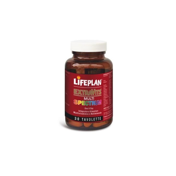 Lifeplan Extravits MultiSpectrum Multivitamin Supplement Multimineral - 30 Tabletten