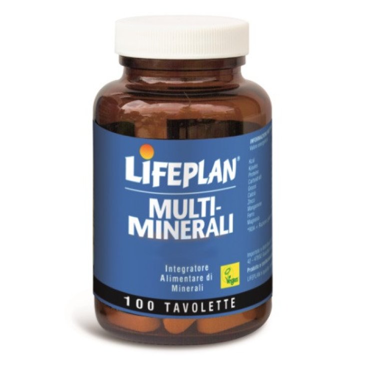 LifePlan Multiminerali Nahrungsergänzungsmittel 100 Tabletten