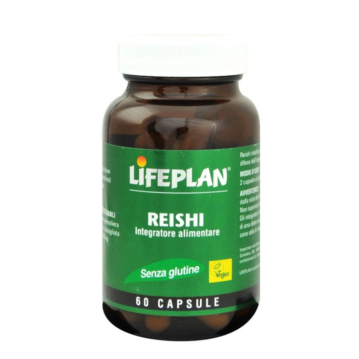 Lifeplan Products Reishi Glutenfreies Nahrungsergänzungsmittel 60 Kapseln