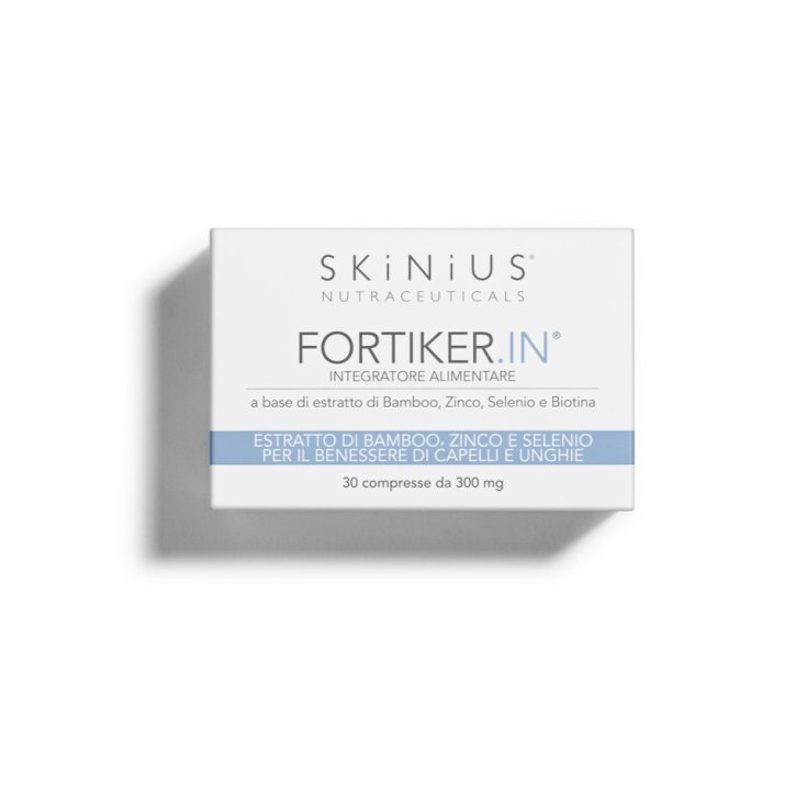 Skinius Fortiker Nahrungsergänzungsmittel für Haare und Nägel 30 Tabletten à 300 mg