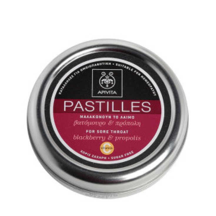 Apivita Pastillen mit Brombeere & Propolis 45g