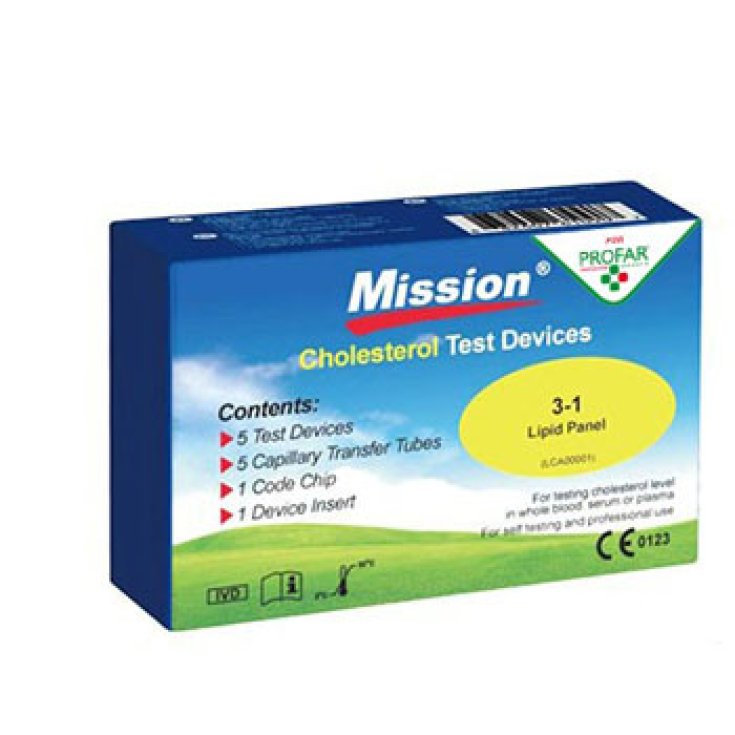 Profar Control Test Mission Cholesterintest 5 Stück