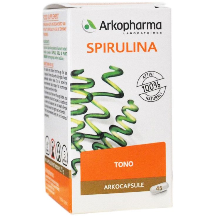 Arkopharma Arkocapsule Spirulina Bio Nahrungsergänzungsmittel 45 Kapseln