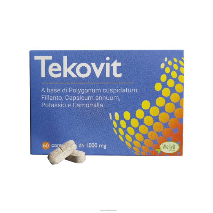 Wellvit Tekovit Nahrungsergänzungsmittel 60 Tabletten 1000mg