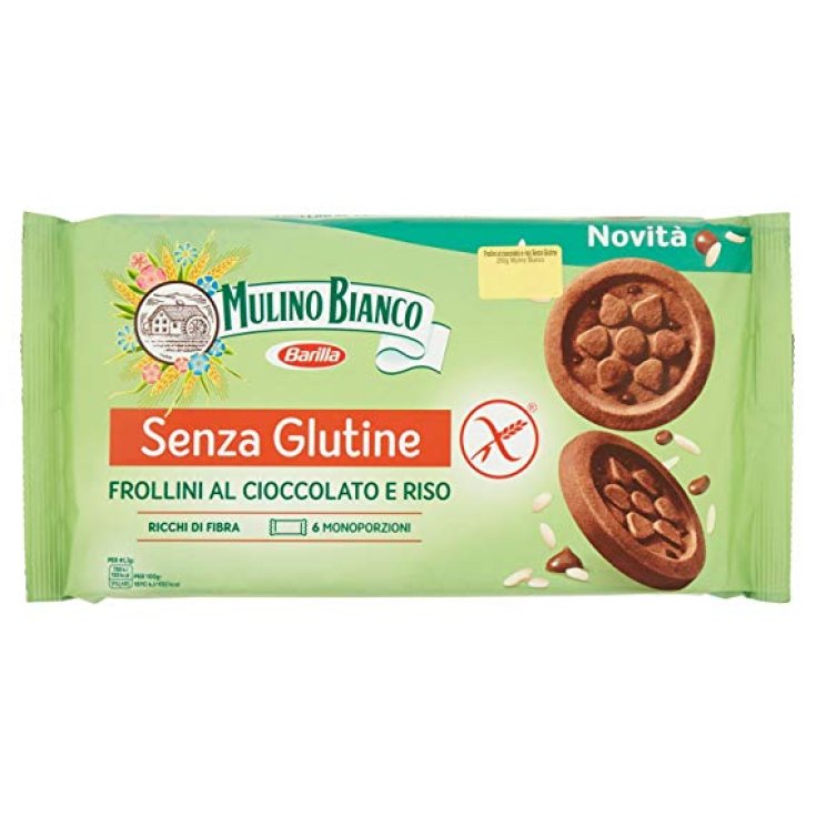 Mulino Bianco Butterkekse mit Schokolade und Reis glutenfrei 250g