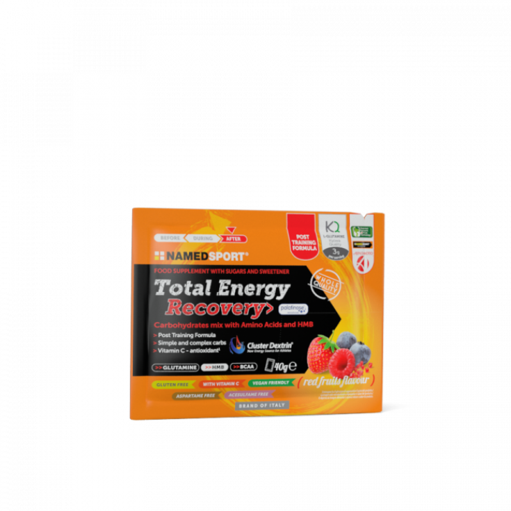 Named Sport Total Energy Recovery Red Fruits Flavour Energy Nahrungsergänzungsmittel mit Red Fruits Flavour 40g