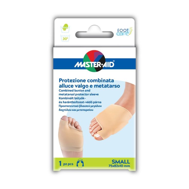 Master-Aid® Fußpflege Kombischutz Hallux Valgus und Mittelfuß Größe Small 1 Stück