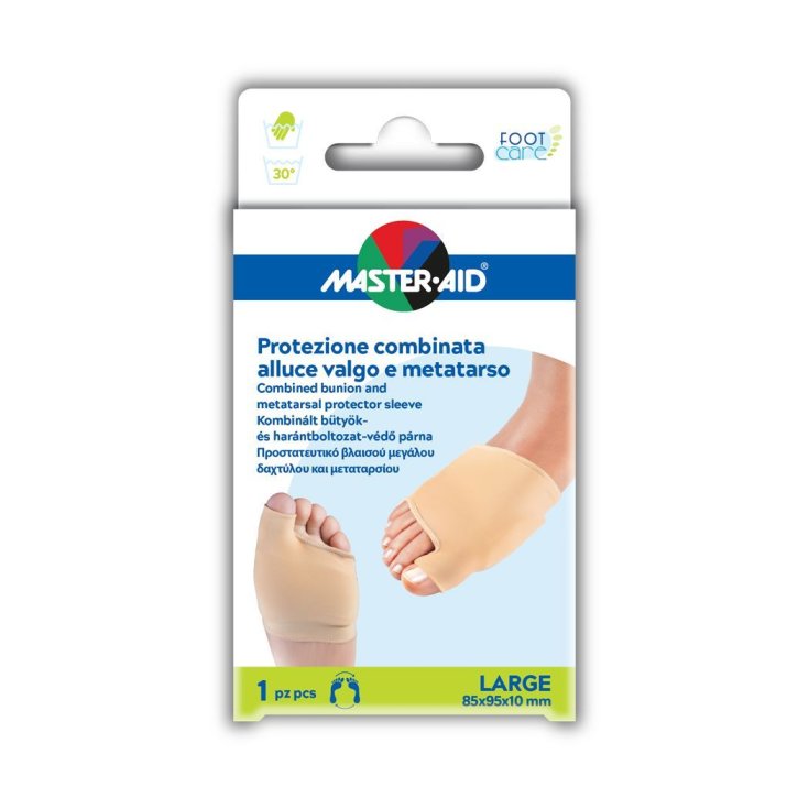 Master-Aid® Fußpflege Kombischutz Hallux Valgus und Mittelfuß Größe L 1 Stück