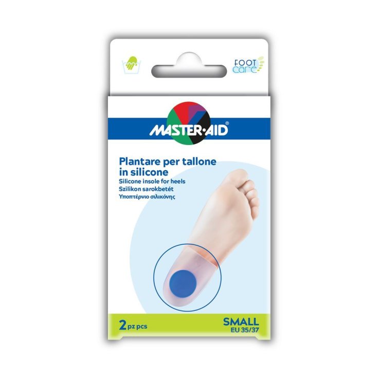 Master-Aid® Foot Care Einlegesohle für Ferse Silikon Small Size 2 Stück