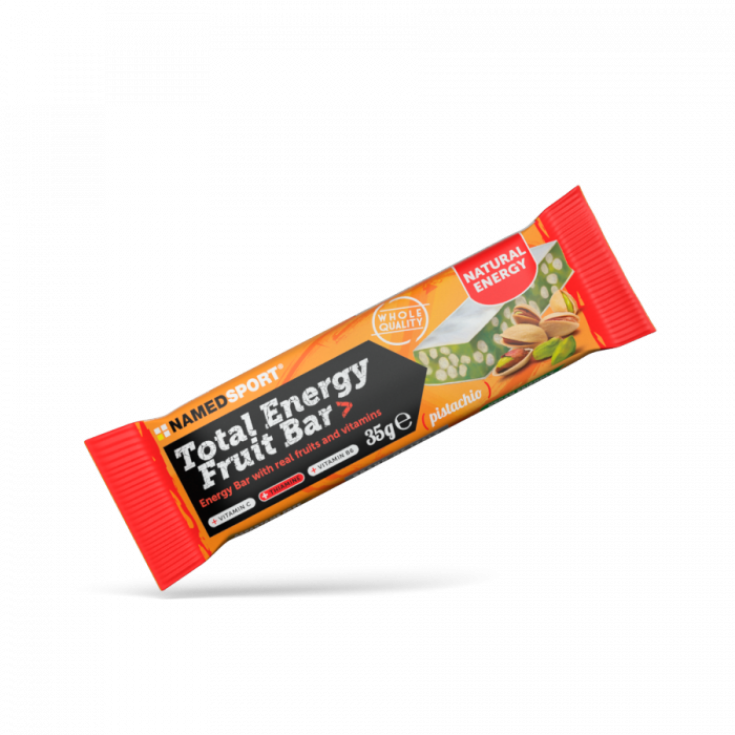 Named Sport Total Energy Fruchtriegel Pistazien-Energieriegel mit echten Früchten und Vitaminen 35 g