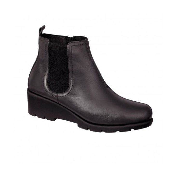 Scholl Ankle Boot Carol aus dunkelgrauem Leder Größe 39