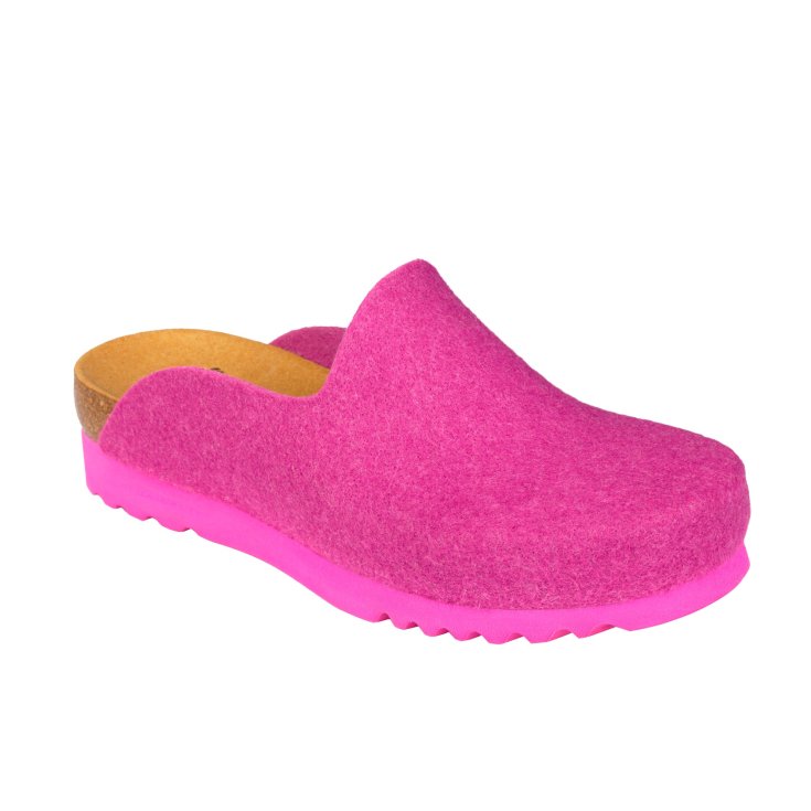 Dr. Scholl's® Damenslipper Sirdal aus Fuchsia-Filz, Größe 37