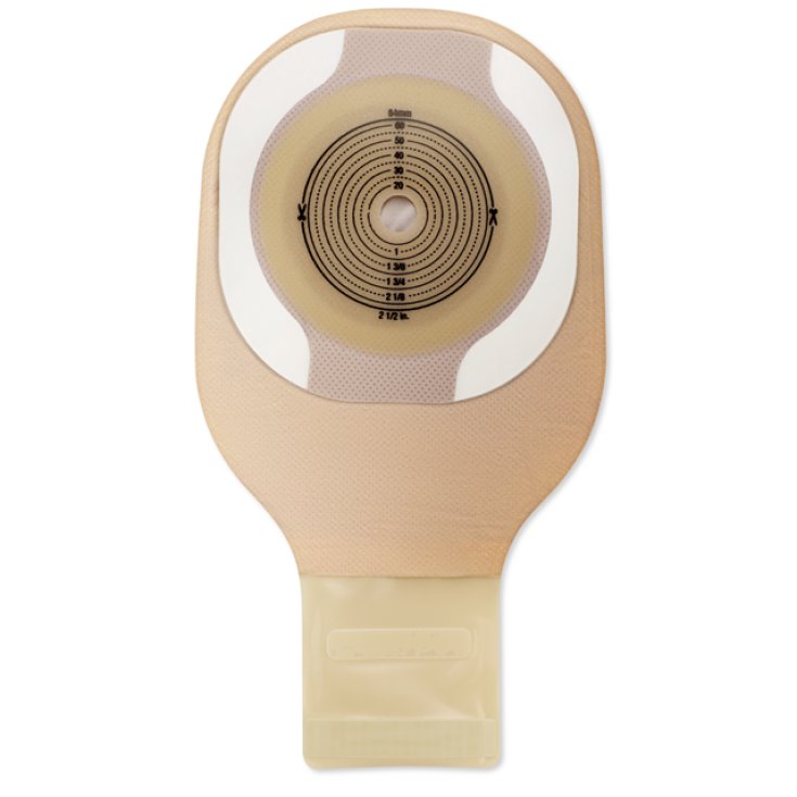 Hollister Moderma Flex Lock 'n Roll Konvexer einteiliger Ileostomiebeutel mit Kleberand CeraPlus S Midi Hole 15-25