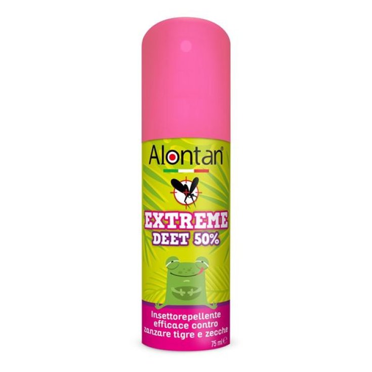 Alontan® Extreme Deet 50 % Insektenschutzspray, wirksam gegen Tigermücken und Zecken, 75 ml