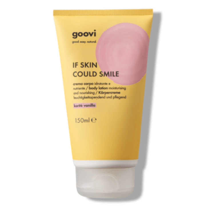 Goovi If Skin Could Smile Feuchtigkeitsspendende und nährende Körpercreme Shea Vanilla 150ml