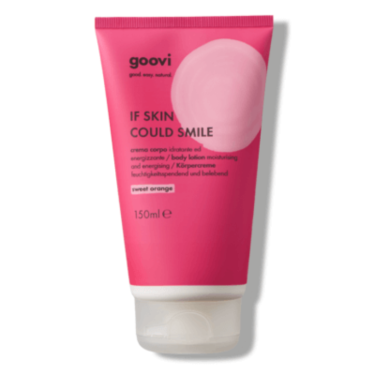 Goovi If Skin Could Smile Feuchtigkeitsspendende und energetisierende Körpercreme Sweet Orange 150ml