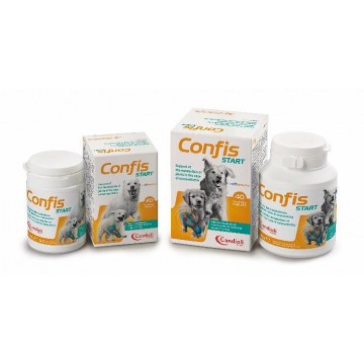 Candioli Confis Start Diät-Ergänzungsfuttermittel für Hunde 40 Tabletten