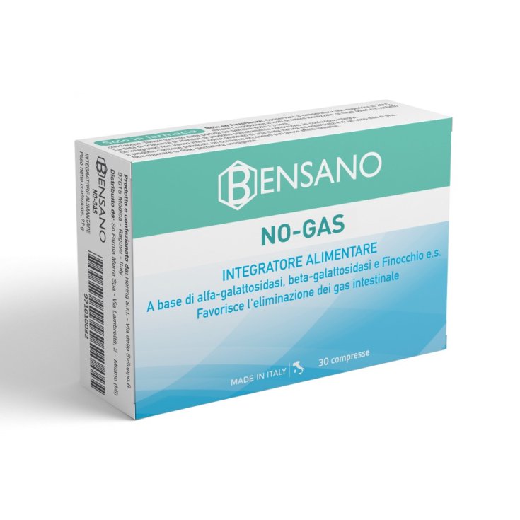 SoFarma Morra Bensano No Gas Nahrungsergänzungsmittel 30 Tabletten