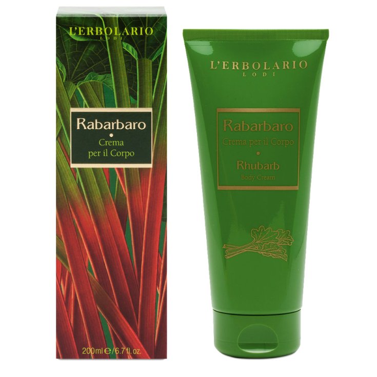 L'Erbolario Rhabarber-Körpercreme 200ml