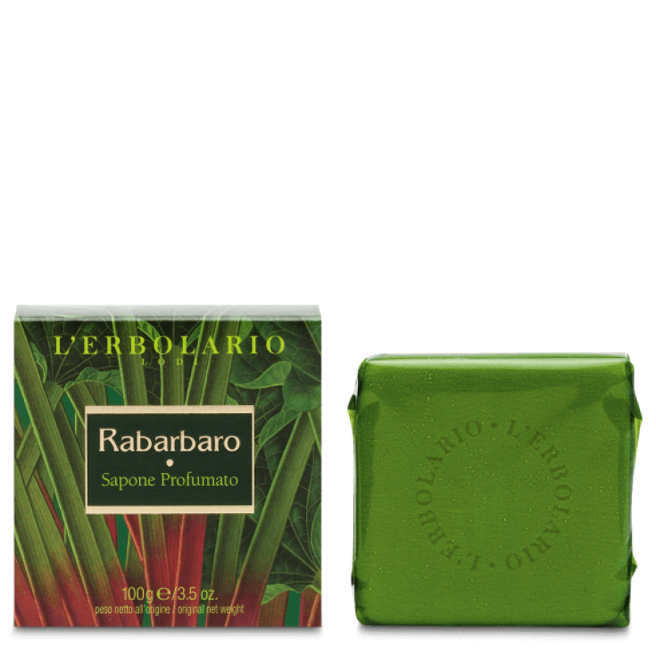 L'Erbolario Seife mit Rhabarberduft 100g