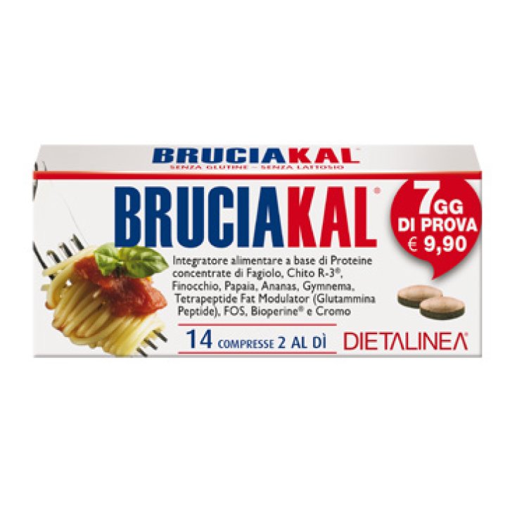 Dietalinea Bruciakal 7 Tage Nahrungsergänzungsmittel 14 Tabletten