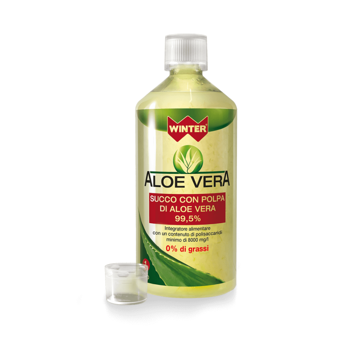 Winter Aloe Vera Saft / Fruchtfleisch Nahrungsergänzungsmittel Glutenfrei 1l