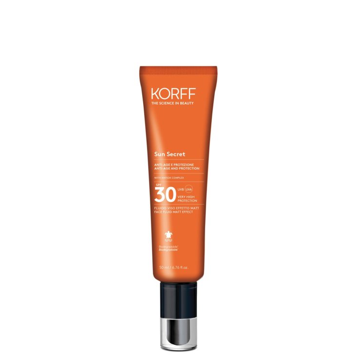 Korff Sun Secret Gesichtsfluid Matteffekt LSF 30 50ml