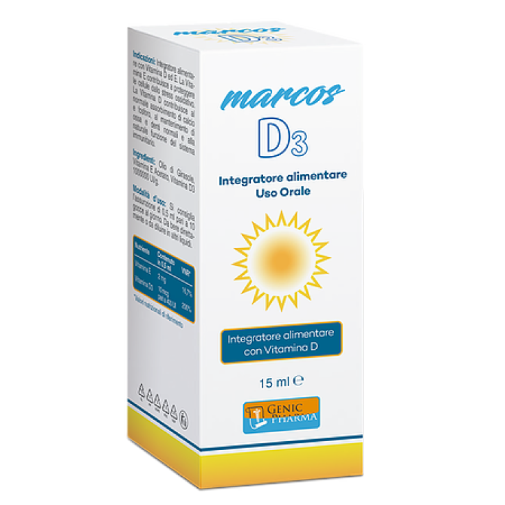 Genic Pharma Marcos D3 Nahrungsergänzungsmittel 15ml