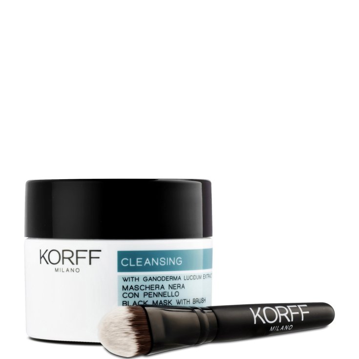 Korff Cleansing Black Mask mit Bürste 75ml