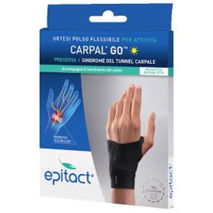 Epitact® Carpal'Go™ Flexible Handgelenkorthese bei Karpaltunnelsyndrom links Größe S 1 Stück