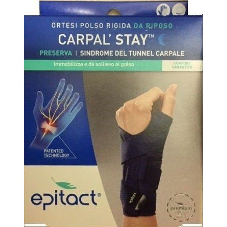 Epitact® Carpal'Stay™ Flexible Handgelenkorthese bei Karpaltunnelsyndrom links Größe S 1 Stück