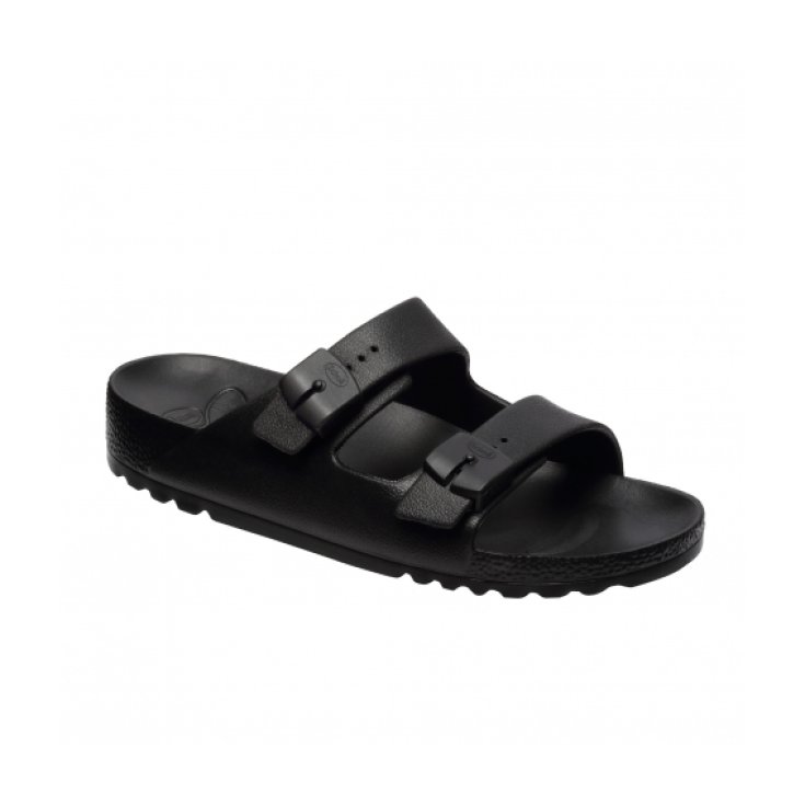 Scholl® Bahia Sandale Damen Bioprint® EVA Fußbett Farbe Schwarz Größe 39